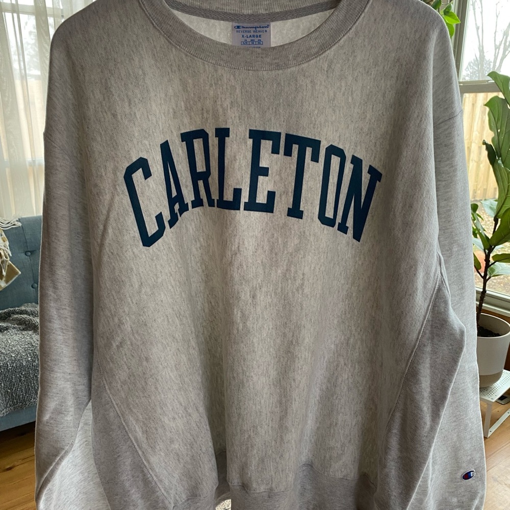 Unisex Carleton College Champion Sweatshirt - size XL